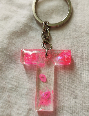 sreearts Trendy T letter keychain||latest keychains |customized keychains Key Chain