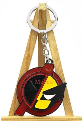 Mubco Deadpool Wolverine Metal Spinner Keychain Superhero Spinning Rotating Model Toys Key Chain