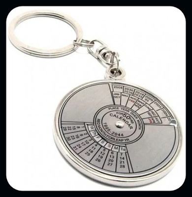 gtrp Keychain-50 Years Calendar Key Chain Key Chain