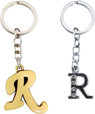 BLESSINGS Set Of 2 R Letter Key Chain