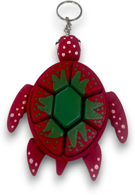 PST Fidget Clicker Turtle Keychain | Great for Focus & Anxiety Relief Key Chain