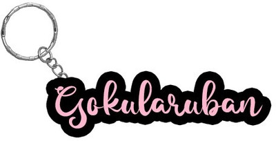 SY Gifts BPK Gokularuban Name Keychain Key Chain