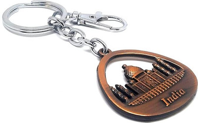 HiyaaV Premium Quality Taj Mahal Souvenir Metal Keychain For Bike Car Home Office Keys Key Chain