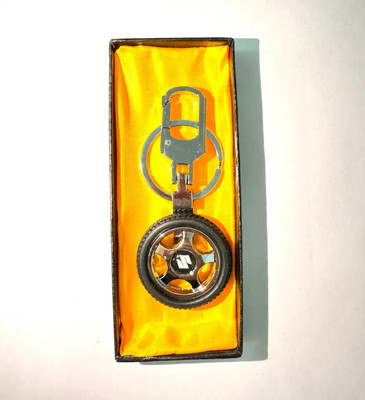 SRG Premium High-quality Suzuki Rotating Tyre Keychain Key Chain
