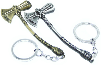 GIKH KeyChain_MARVEL thor stormbreakers silver and multicolour axe combo Key Chain