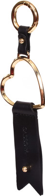 Sassora Premium Leather Heart Shape Keychain Ring - A475 Key Chain