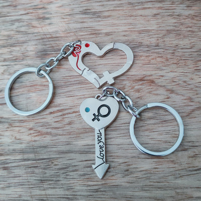 Sullery Heart And Key Set Of 2 Keychain Keyring To Friends SulleryKey202186 Key Chain