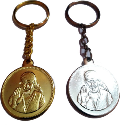 MISMIL Shree Shirdi Sai Baba keychain pendent saibaba metal Key Chain