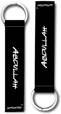 GIFTUATION Abdullah I will be there for you / Pack of 2 lanyard Keychain Key Chain