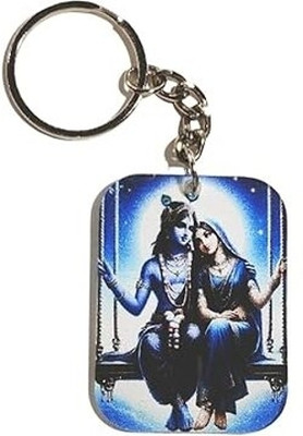Smara Creations RadheKrishna JiGod Blessings Key Chain