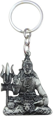 PEARLISH Lord Shiv Ji High Quality Solid Metal Keychain Key Chain