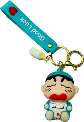 GKM Cute Baby Shinchan Crying 3D high quality keychain Key Chain