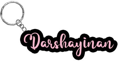 SY Gifts BPK Darshayinan Name Keychain Key Chain