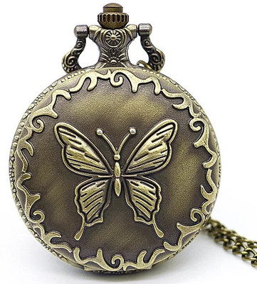 Seven Square Personalized Butterfly Keychain vintage antique maritime brass watch Key Chain