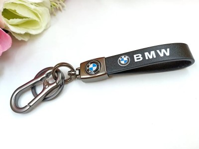 YAANATURAL LEATHER KEYCHAINS for BMW 2 3 4 5 6 7 Series X1 X3 X5 M5 M6, CARS AND BIKES Key Chain