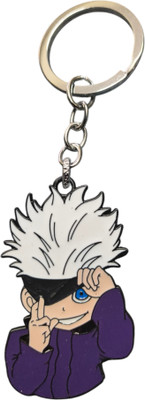mik Jujutsu Kaisen Enamel Cartoon Satoru Gojo Key Chain