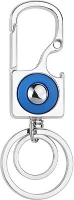 RICH BEAUTY Premium Metal Keychain –Durable Car & Bike Key Holder, Lightweight Key Ring Gift Key Chain