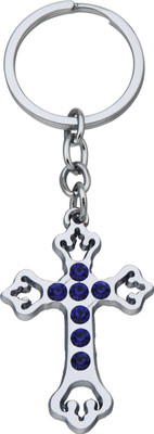 BLESSINGS Cross Seven Stone Key Chain