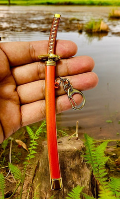 gtrp UNSHARPED Metal KATANA with cover - Multicolor Code47-New705 Key Chain