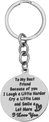 Shiv Jagdamba Personalised To My Best Friend Stainless Steel Keychain LCShivKey237 Key Chain