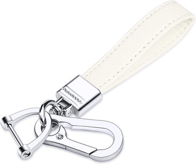 Campark Universal Key Fob Keychain Leather Key Chain Holder with 1 Screwdriver Key Chain