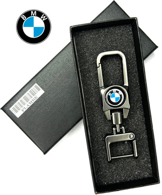 FLAMBE New Bmw Car Black Premium Metal Keychain Key Chain