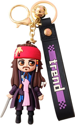 PEARLISH Caribbean Pirate 3D Keychain Key Chain