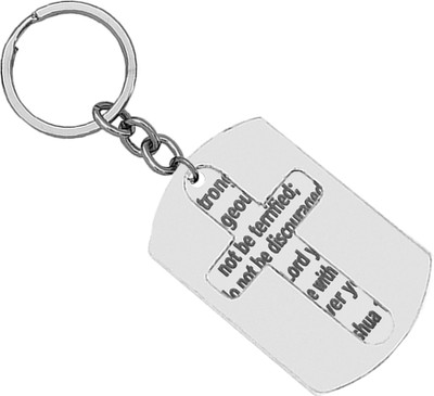 M Men Style Be Stong And Courageous Keychain LCSKey202347 Key Chain