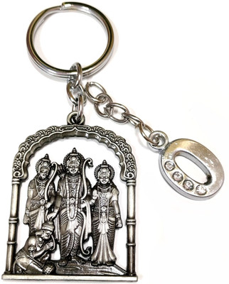 Meeko.com Jai shree Ram family AS_SO_RT_ED keyring with Letter O keyring 021a Key Chain