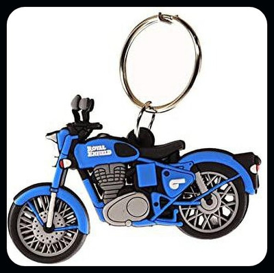 Meeko.com Royal Enfield Blue Bullet Bike-KC Key Chain