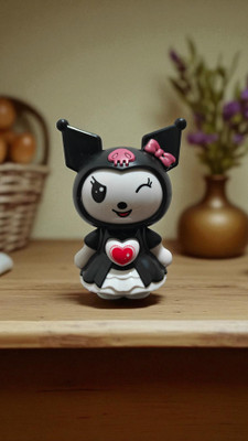 Meraki ind Kuromi Face Changing Keychain Cute Cartoon Character Keyring for Bags & Gifts Key Chain