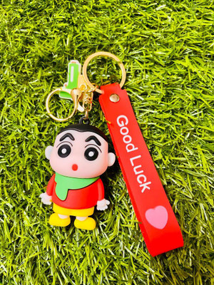 GKM Cute Winters Shinchan Theme keychain 3D pvc keyring Key Chain