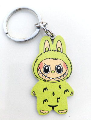 Achyuta Labubu The Monsters Doll Metal KeyChain Key Chain
