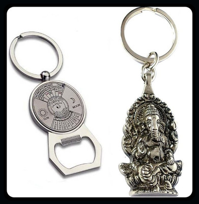 Meeko.com Good Ganesha & calendar key chain 4d-jj332 Key Chain