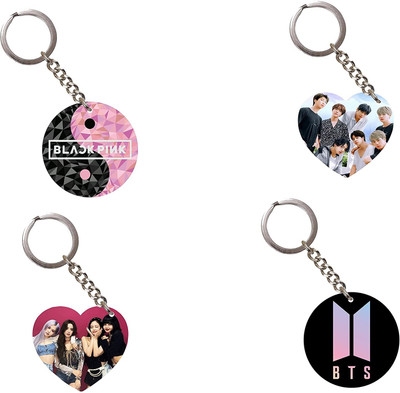Convay Signature Army BTS Combo Music Band V Suga J-Hope set 4 Key Chain