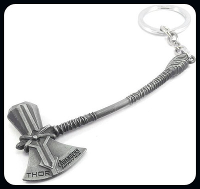 gtrp Avengers-Infinity-War-Thor-Axe-Silver-Stormbreaker-A Key Chain