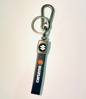 SHRI JI High-quality Leather Patti Suzuki Keychain Key Chain