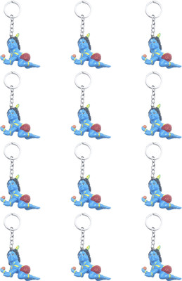 BLESSINGS Set Of 12 Krishna B Key Chain