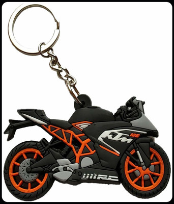 gtrp Trendy-Doublesided 125 RC Bike Rubber Keychain Key Chain
