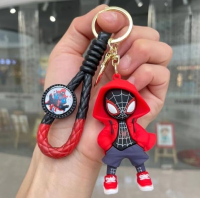 gtrp SpiderMan Cartoon Characters Keychain for Girls Boys, Cute Silicon Keychains 013 Key Chain