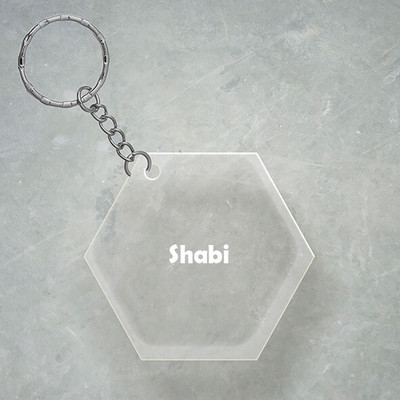 SY Gifts Shabi Name Hexagon Keychain Key Chain