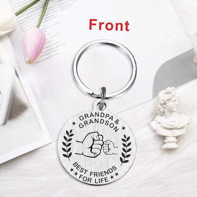 Shiv Jagdamba Grandpa Keyring from Grandson Present Father's Day Gift Granddad Shivkey2024106 Key Chain