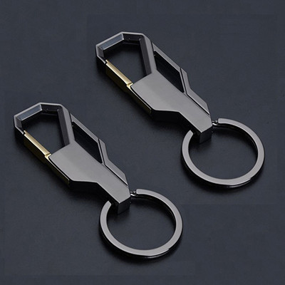 P. R. PRINTS Car Key Chain Key Ring Business Keychain for Men, Black (Pack of 2) Key Chain