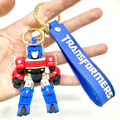 HappierYou Robot 3D Silicone Keychain with |Keyring & Key Chain