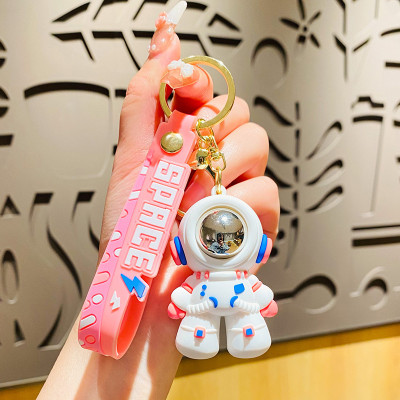 Star Work Keychain for Car bike, Double Pendant Ring Space Astronaut Key Chain
