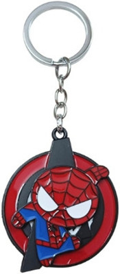 PEARLISH Spider Man Rotating Premium Quality Keychain Key Chain