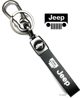 FLAMBE Model New jeep Keychain premium Stainless steel Metal finish Key Chain