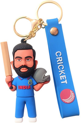 PEARLISH Rohit Sharma 3D Cricket Keychain Key Chain