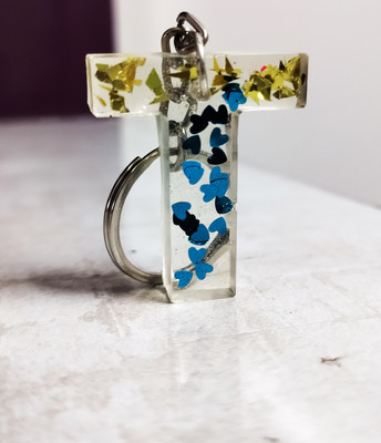 sreearts Trendy T letter keychain||latest keychains |customized keychains Key Chain