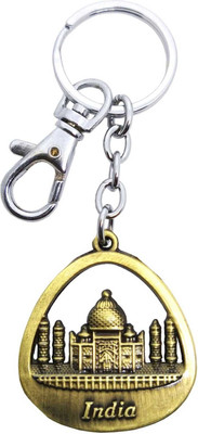 Get Fatang Taj Mahal India Logo Metal Key Chain Grey Key Chain